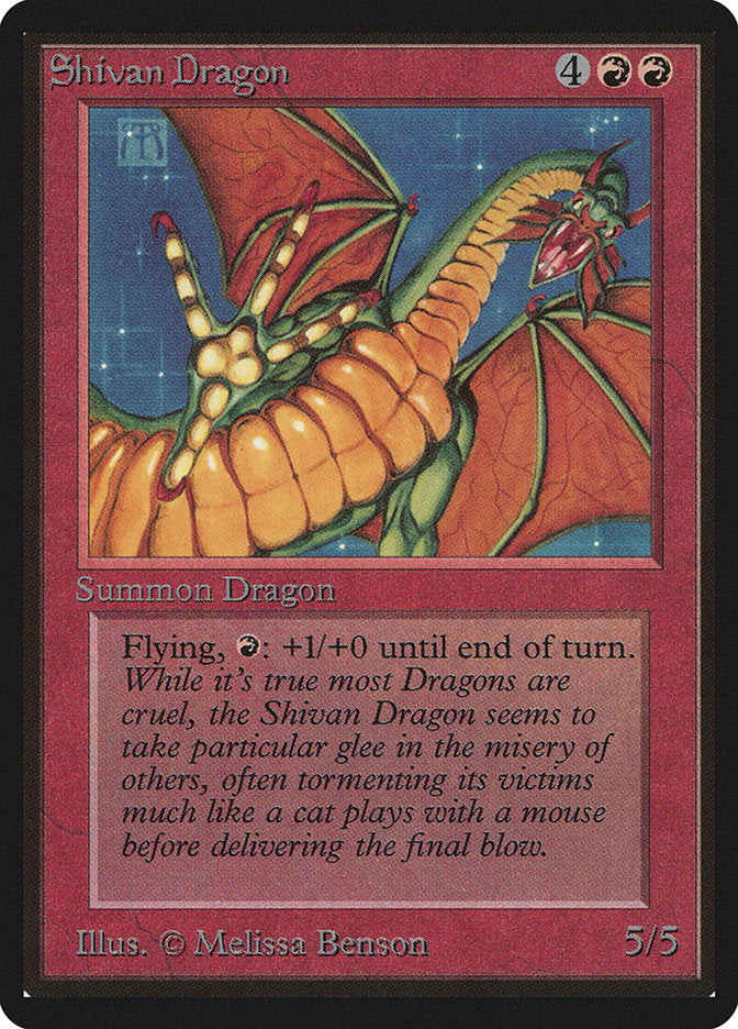 Shivan Dragon [Limited Edition Beta] | Webway Games