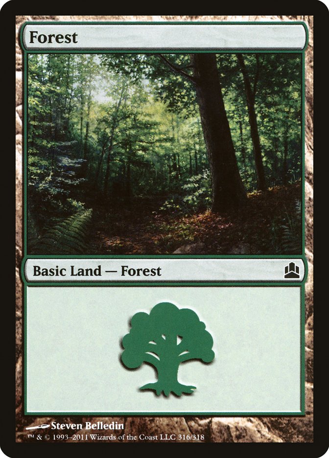Forest (#316) [Commander 2011] | Webway Games