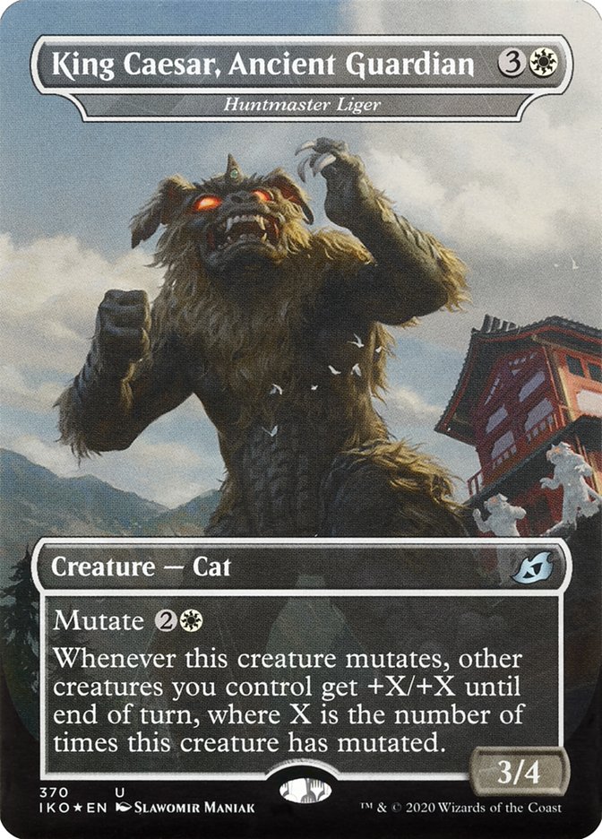 Huntmaster Liger - King Caesar, Ancient Guardian (Godzilla Series) [Ikoria: Lair of Behemoths] | Webway Games