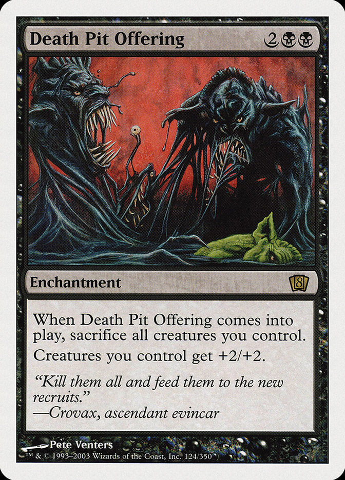 Death Pit Offering [Eighth Edition] | Webway Games