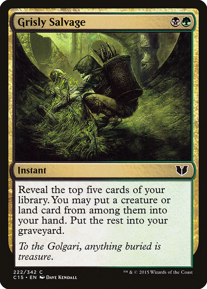 Grisly Salvage [Commander 2015] | Webway Games