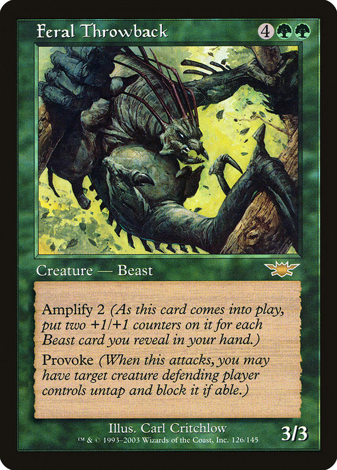 Feral Throwback [Legions] | Webway Games