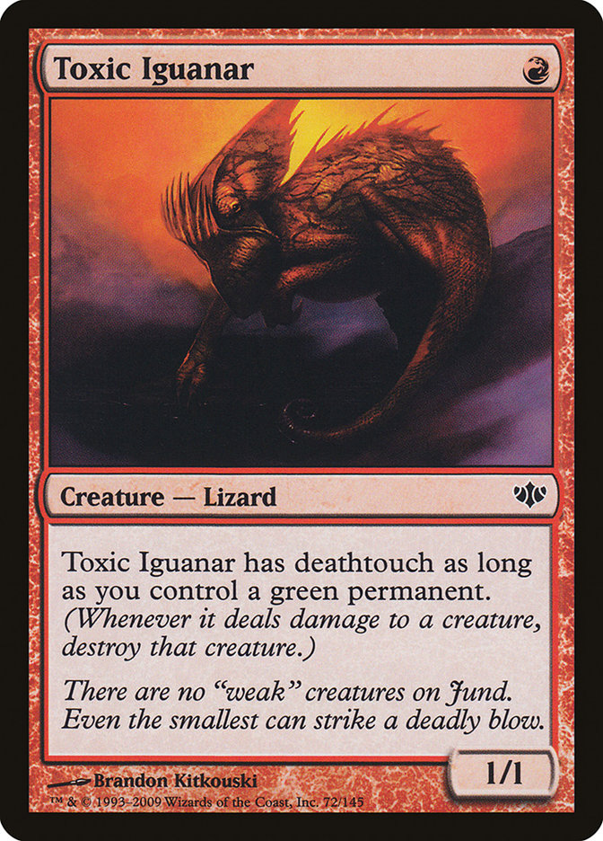 Toxic Iguanar [Conflux] | Webway Games