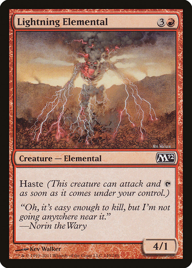 Lightning Elemental [Magic 2012] | Webway Games