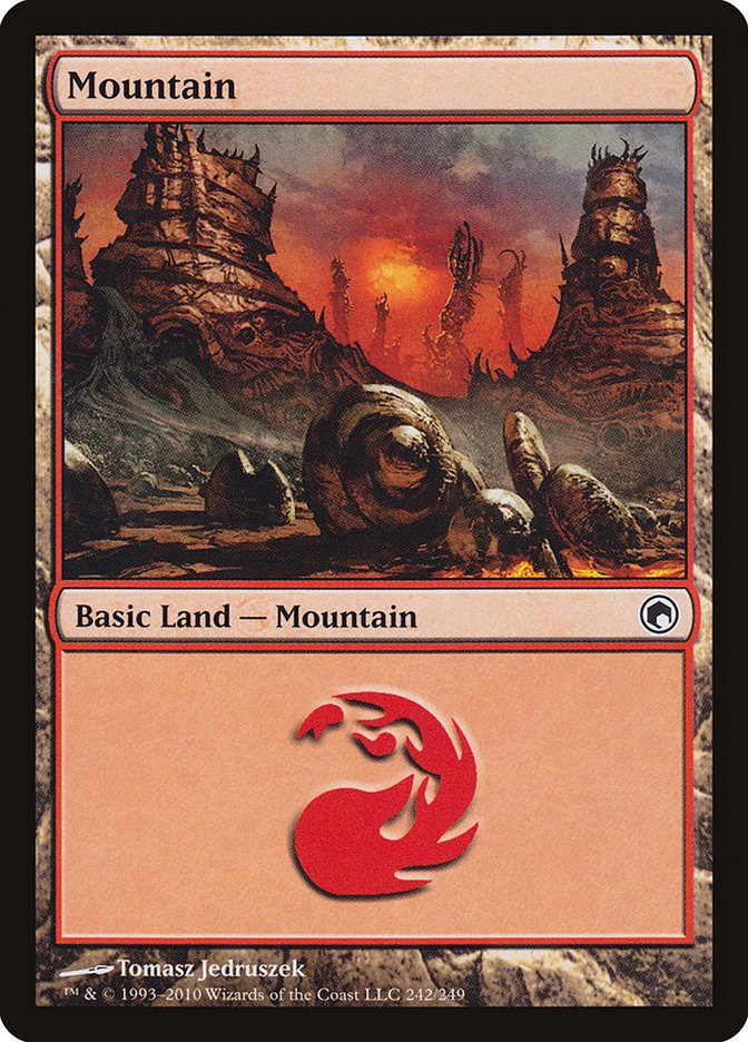 Mountain (#242) [Scars of Mirrodin] | Webway Games