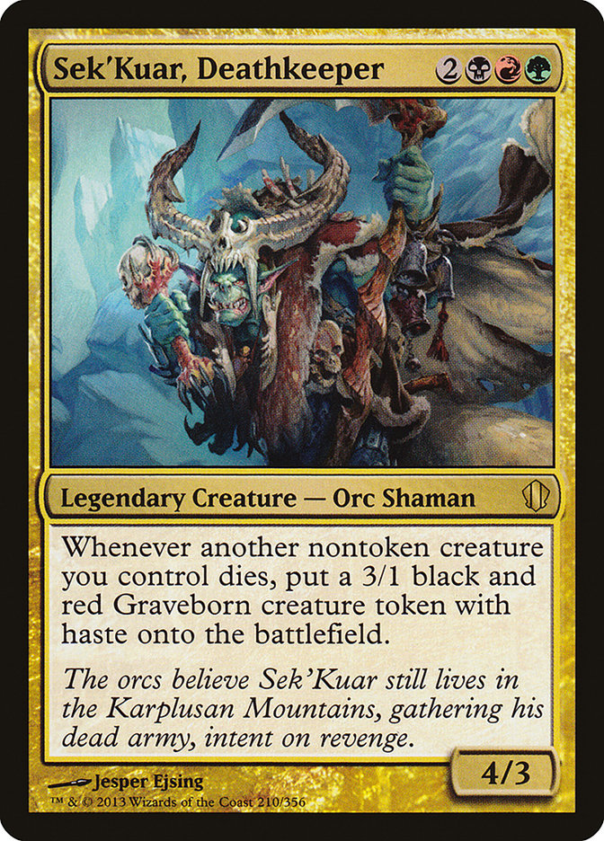 Sek'Kuar, Deathkeeper [Commander 2013] | Webway Games