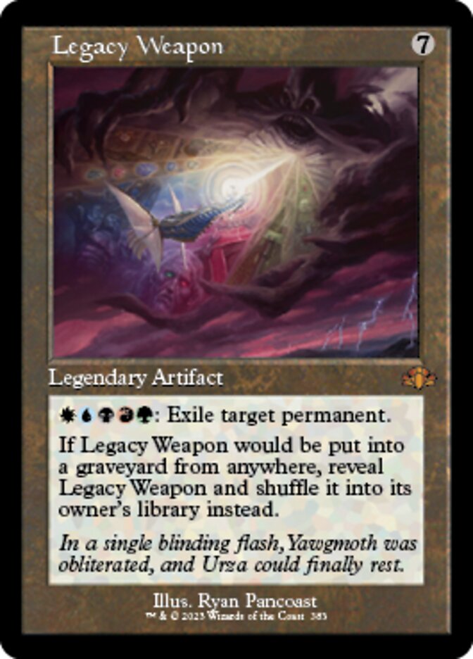 Legacy Weapon (Retro) [Dominaria Remastered] | Webway Games