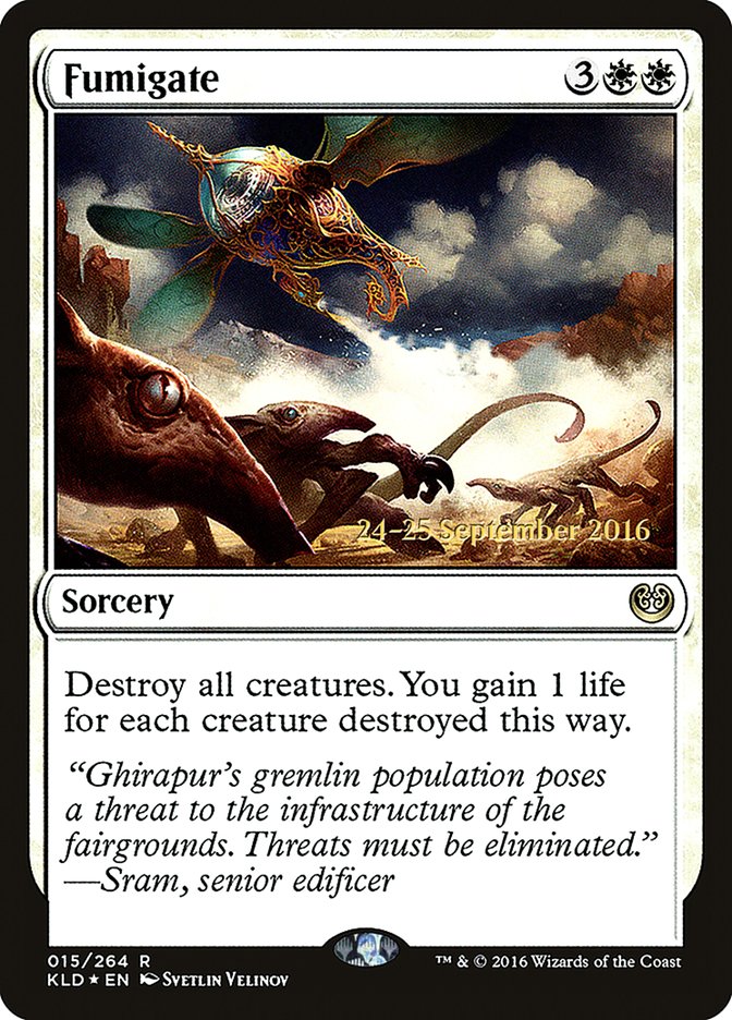 Fumigate  (Prerelease) [Kaladesh Prerelease Promos] | Webway Games