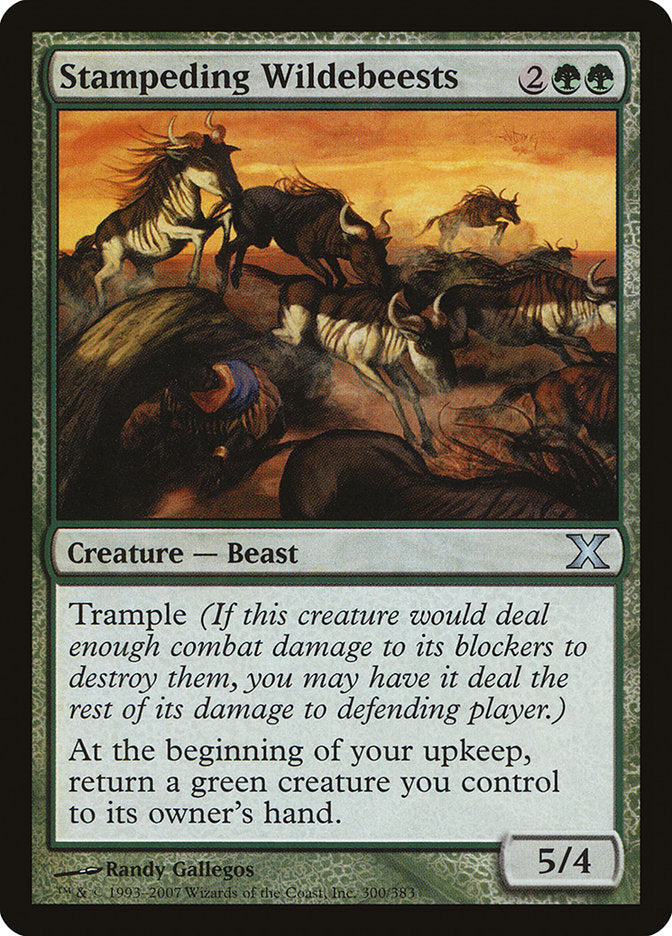 Stampeding Wildebeests [Tenth Edition] | Webway Games