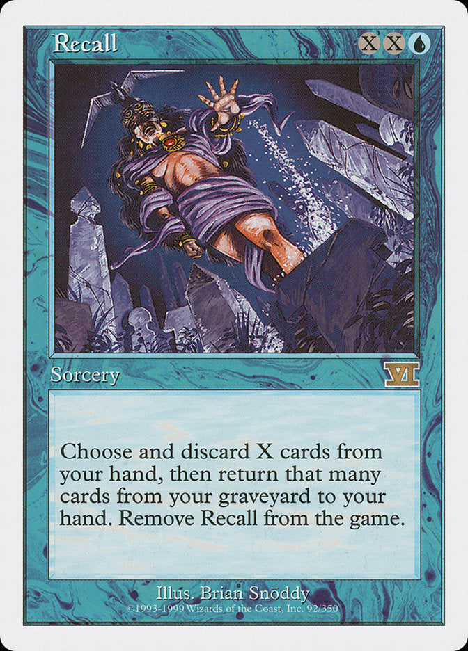 Recall [Classic Sixth Edition] | Webway Games