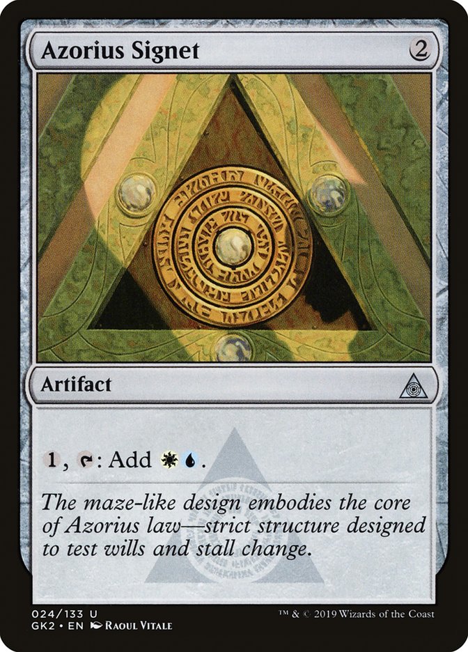 Azorius Signet [Ravnica Allegiance Guild Kit] | Webway Games