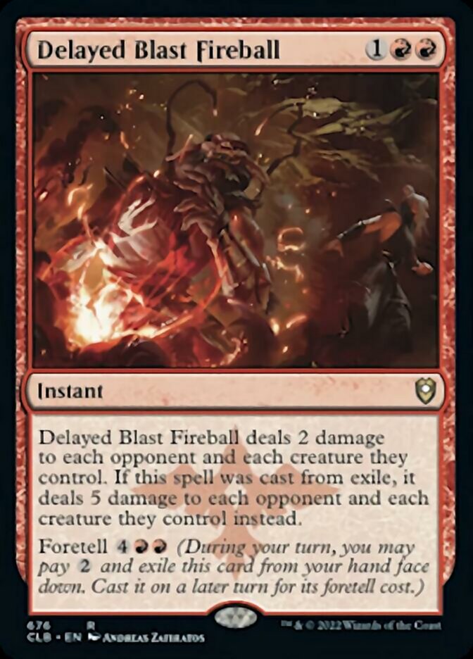 Delayed Blast Fireball [Commander Legends: Battle for Baldur's Gate] | Webway Games