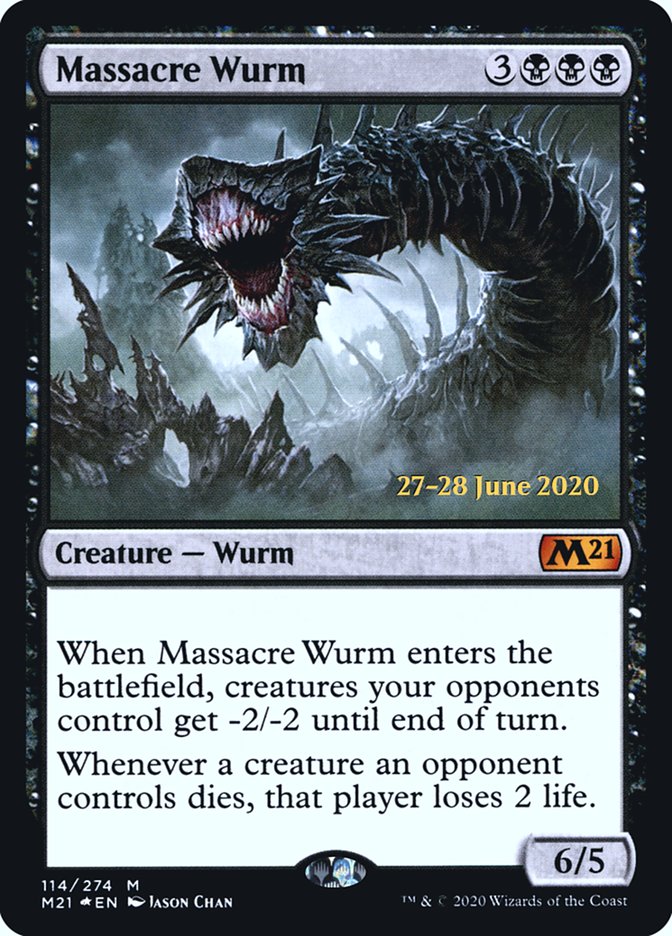Massacre Wurm  [Core Set 2021 Prerelease Promos] | Webway Games