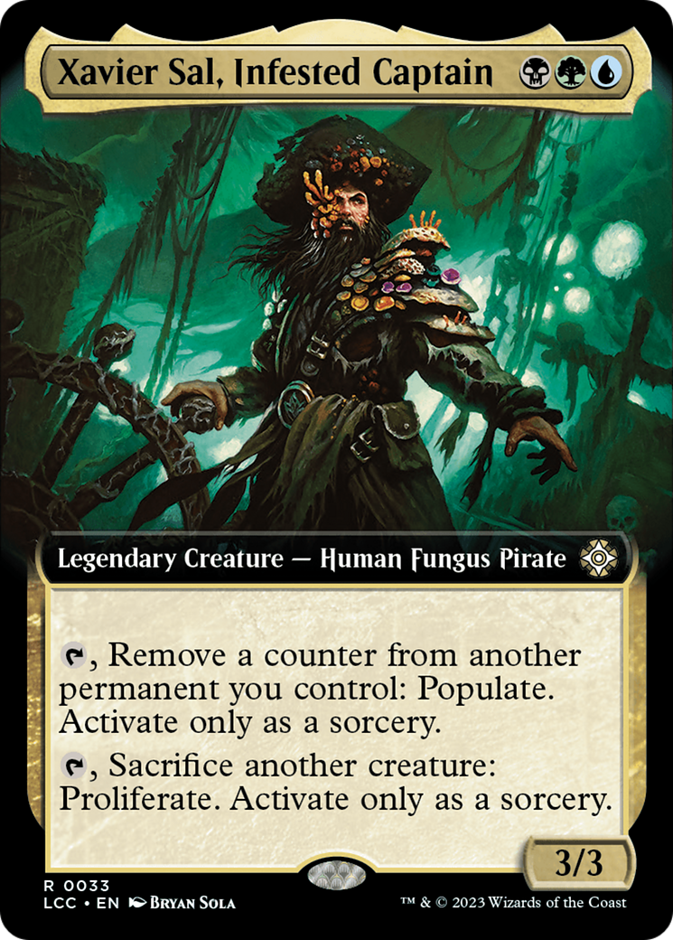 Xavier Sal, Infested Captain (Extended Art) [The Lost Caverns of Ixalan Commander] | Webway Games