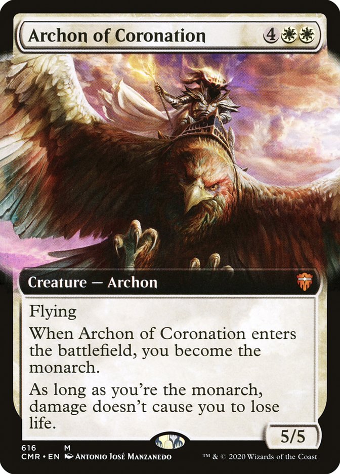 Archon of Coronation (Extended Art) [Commander Legends] | Webway Games