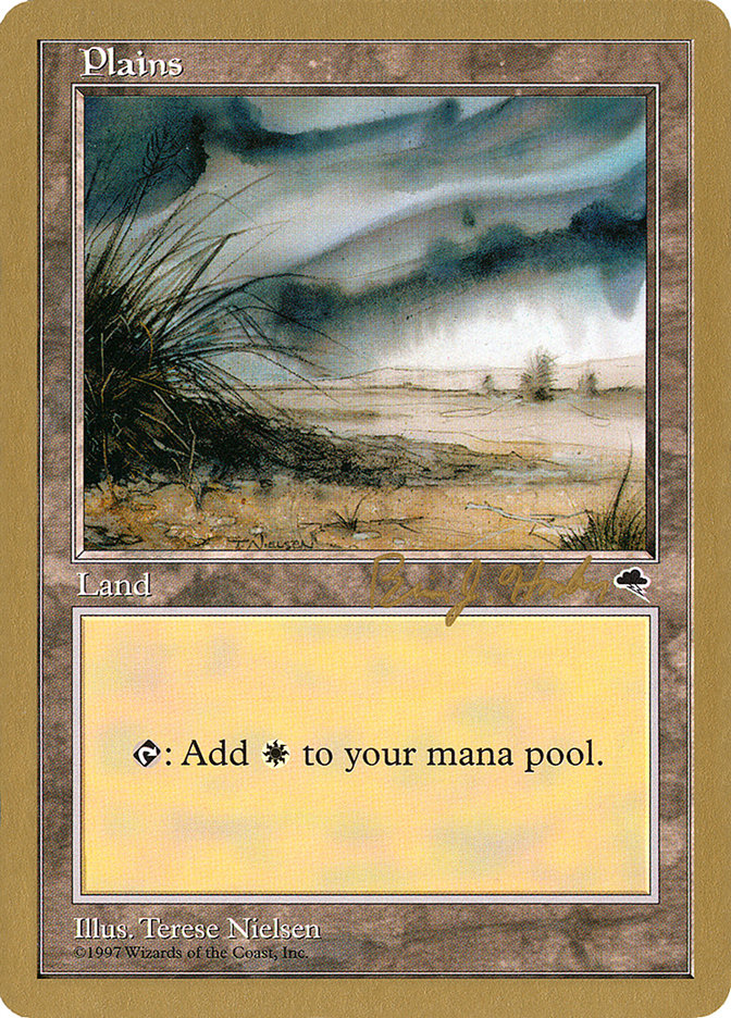 Plains (bh333) (Brian Hacker) [World Championship Decks 1998] | Webway Games