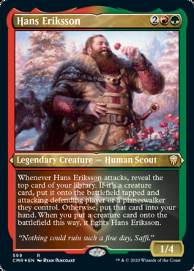 Hans Eriksson [Commander Legends Etched] | Webway Games