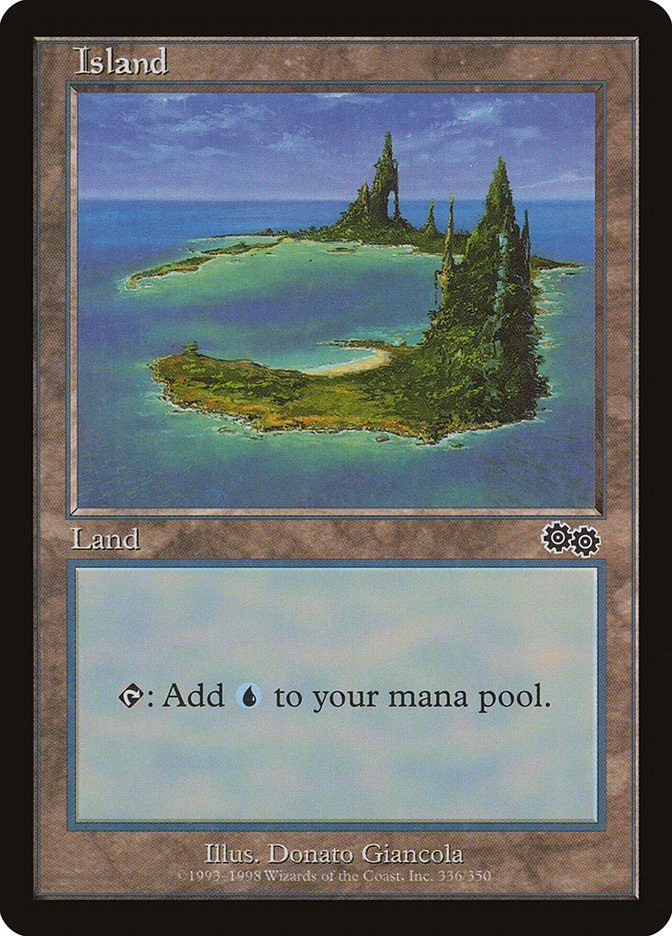 Island (#336) [Urza's Saga] | Webway Games