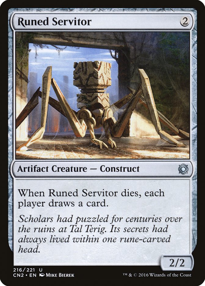 Runed Servitor [Conspiracy: Take the Crown] | Webway Games