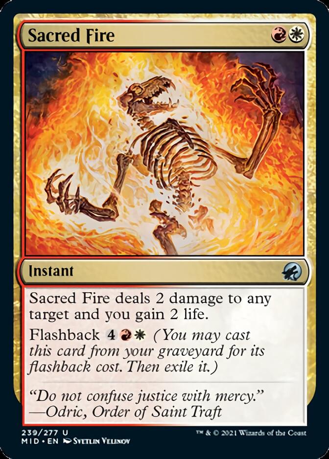 Sacred Fire [Innistrad: Midnight Hunt] | Webway Games