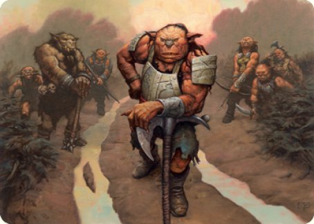 Hobgoblin Bandit Lord Art Card [Dungeons & Dragons: Adventures in the Forgotten Realms Art Series] | Webway Games