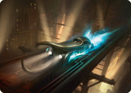 Run Out of Town Art Card [Streets of New Capenna Art Series] | Webway Games