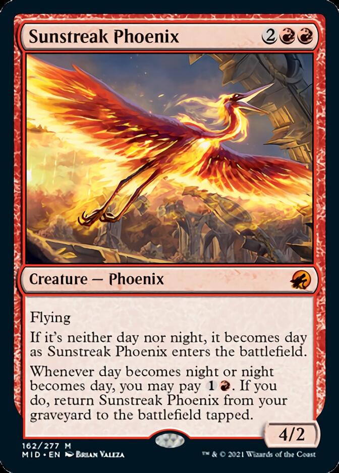Sunstreak Phoenix [Innistrad: Midnight Hunt] | Webway Games