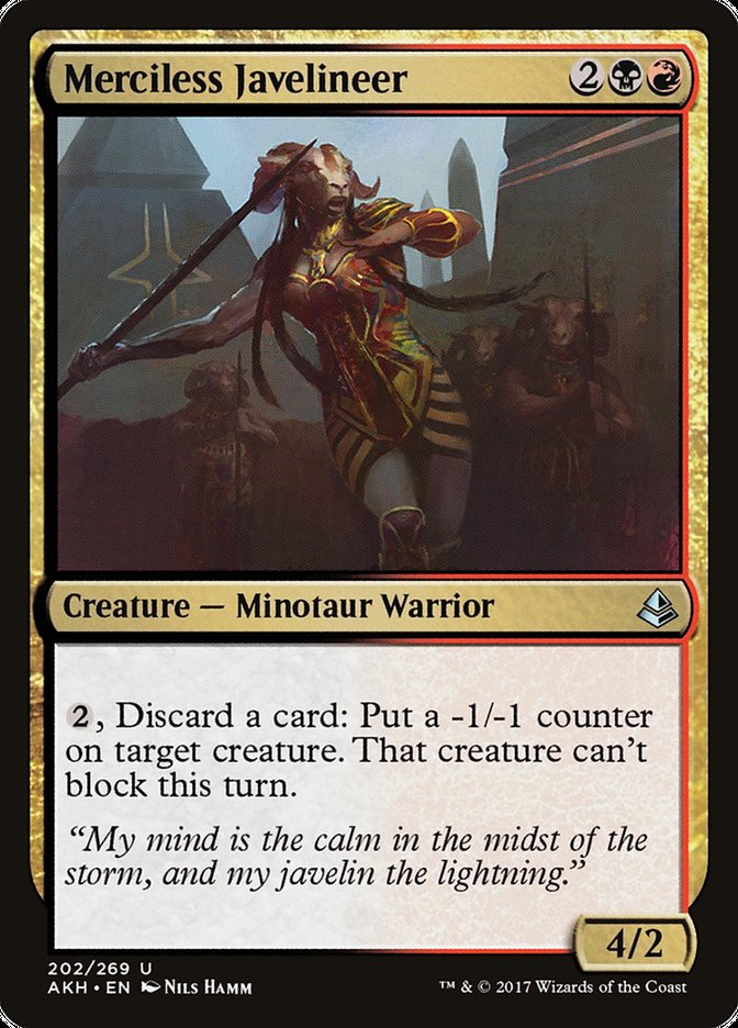 Merciless Javelineer [Amonkhet] | Webway Games