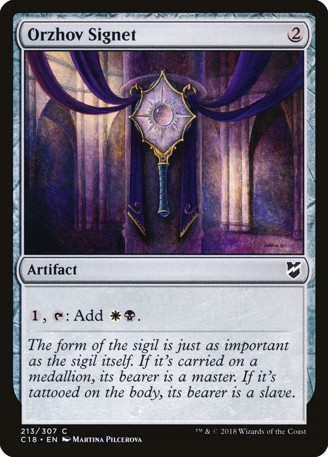 Orzhov Signet [Commander 2018] | Webway Games