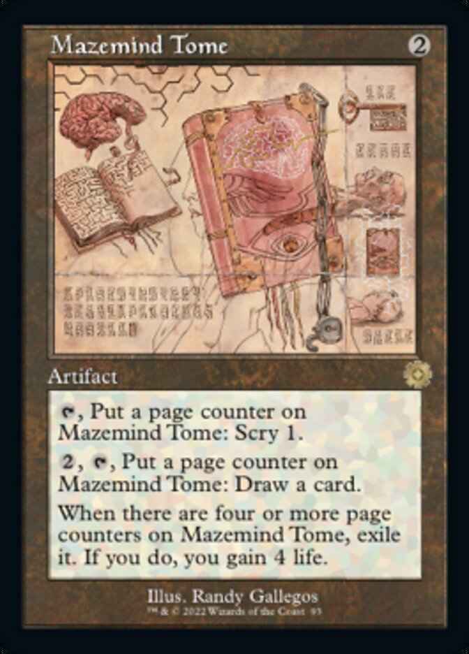 Mazemind Tome (Retro Schematic) [The Brothers' War Retro Artifacts] | Webway Games