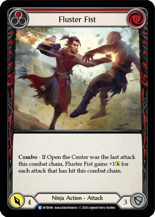 Fluster Fist (Red) [U-WTR086] (Welcome to Rathe Unlimited)  Unlimited Rainbow Foil | Webway Games