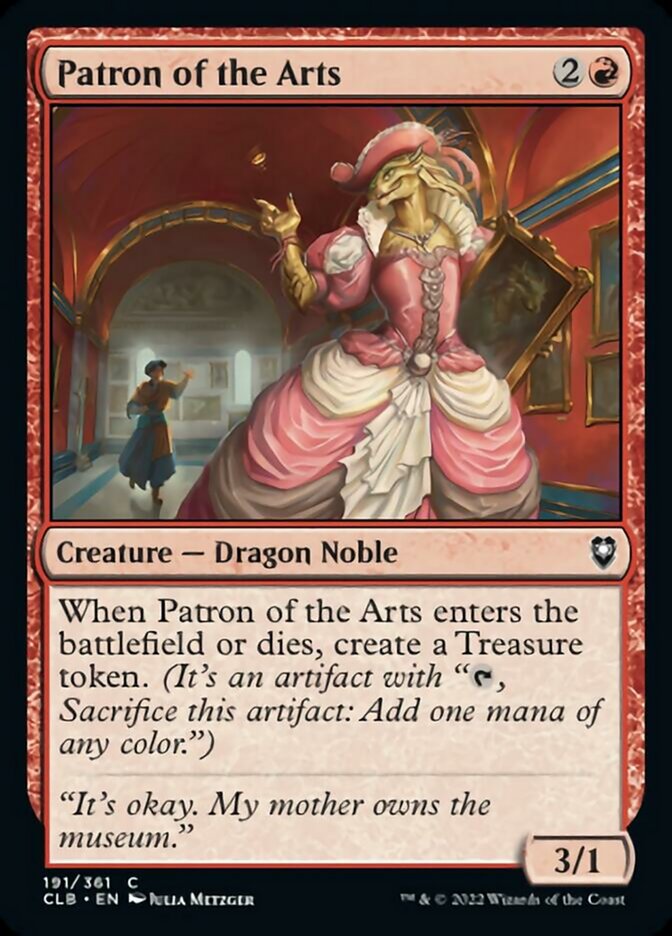 Patron of the Arts [Commander Legends: Battle for Baldur's Gate] | Webway Games