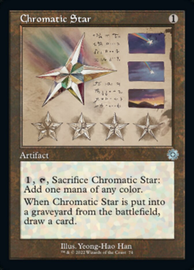 Chromatic Star (Retro Schematic) [The Brothers' War Retro Artifacts] | Webway Games