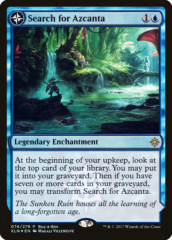 Search for Azcanta // Azcanta, the Sunken Ruin (Buy-A-Box) [Ixalan Treasure Chest] | Webway Games