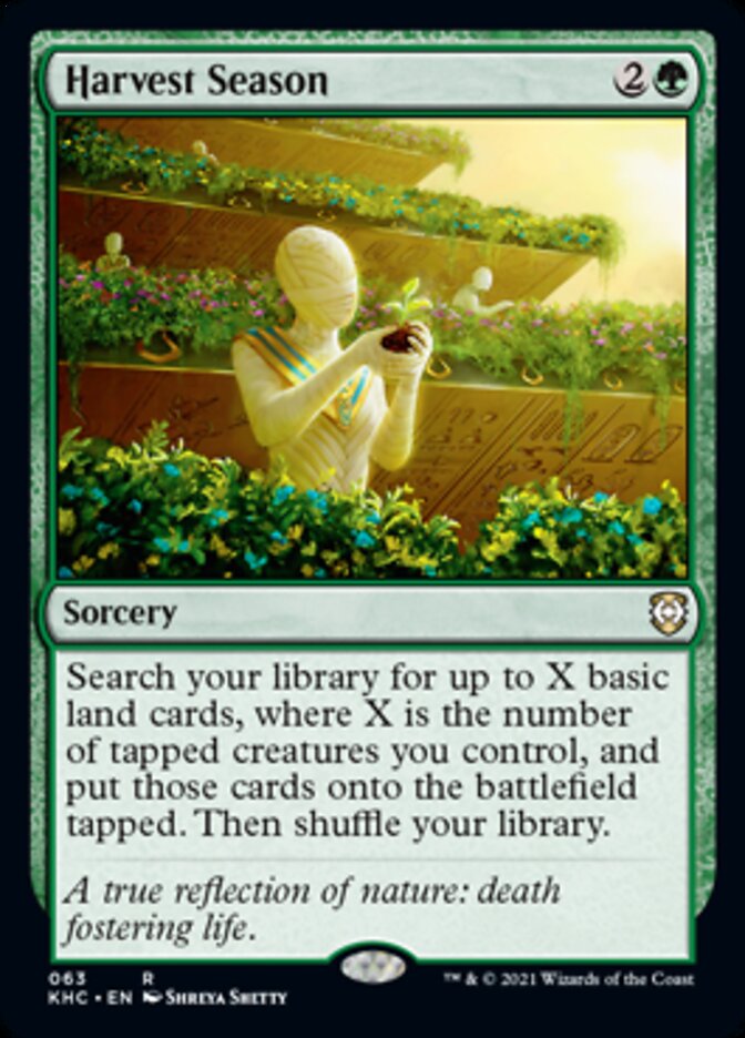 Harvest Season [Kaldheim Commander] | Webway Games