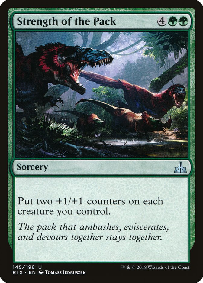 Strength of the Pack [Rivals of Ixalan] | Webway Games