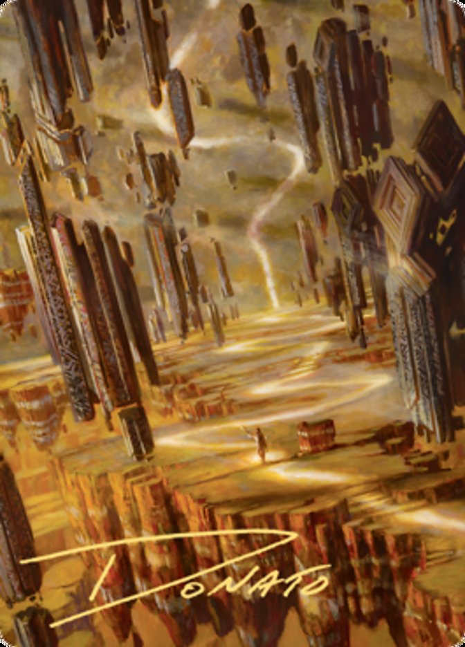 Brightclimb Pathway Art Card (Gold-Stamped Signature) [Zendikar Rising Art Series] | Webway Games