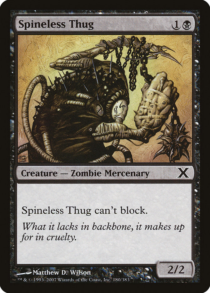 Spineless Thug [Tenth Edition] | Webway Games