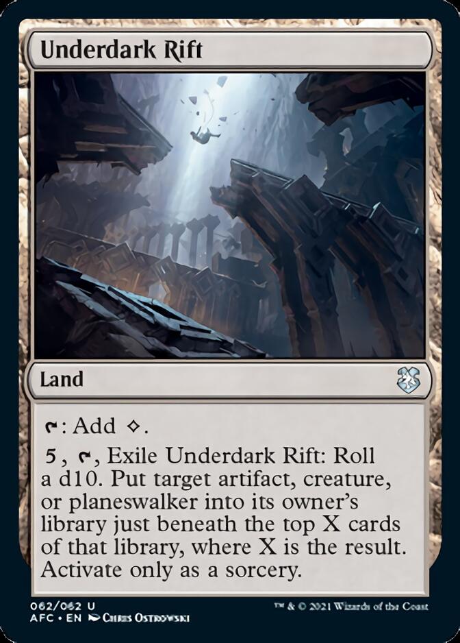 Underdark Rift [Dungeons & Dragons: Adventures in the Forgotten Realms Commander] | Webway Games
