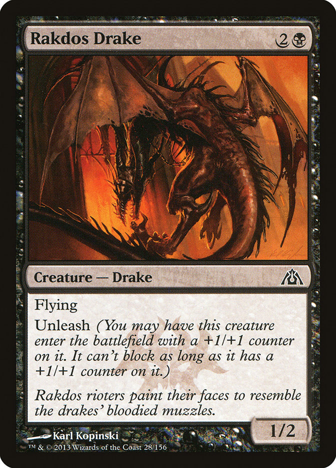 Rakdos Drake [Dragon's Maze] | Webway Games