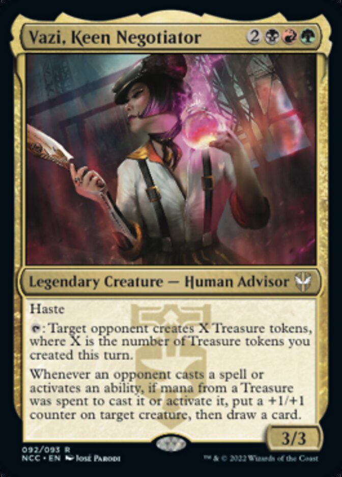 Vazi, Keen Negotiator [Streets of New Capenna Commander] | Webway Games