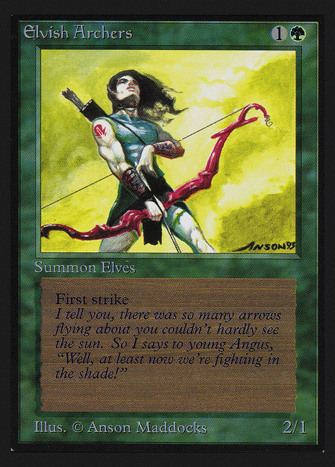 Elvish Archers (IE) [Intl. Collectors’ Edition] | Webway Games