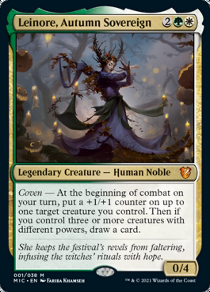 Leinore, Autumn Sovereign (Display Commander) [Innistrad: Midnight Hunt Commander] | Webway Games