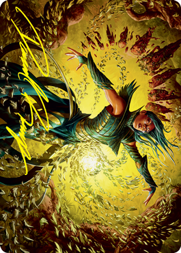 Dragonsguard Elite Art Card (Gold-Stamped Signature) (16/81) [Strixhaven: School of Mages Art Series] | Webway Games