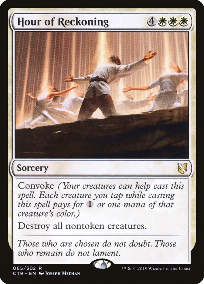Hour of Reckoning [Commander 2019] | Webway Games