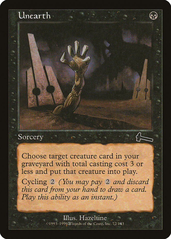 Unearth [Urza's Legacy] | Webway Games