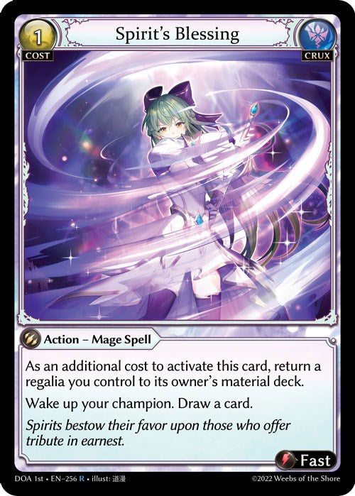 Spirit's Blessing (256) [Dawn of Ashes: 1st Edition] | Webway Games