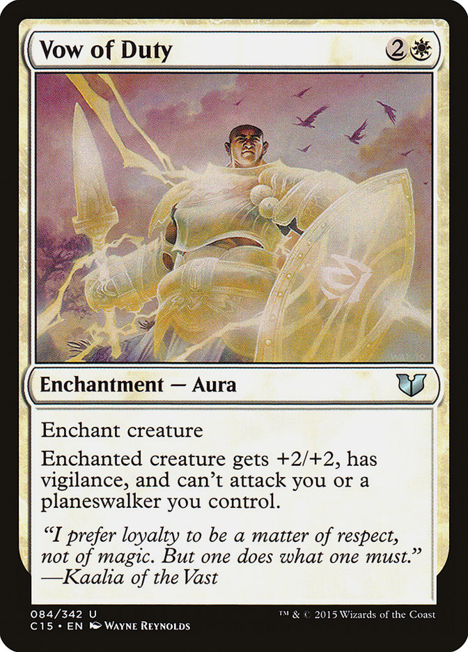 Vow of Duty [Commander 2015] | Webway Games