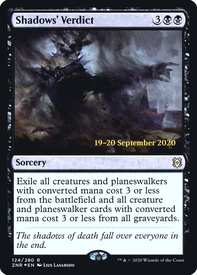 Shadows' Verdict  [Zendikar Rising Prerelease Promos] | Webway Games