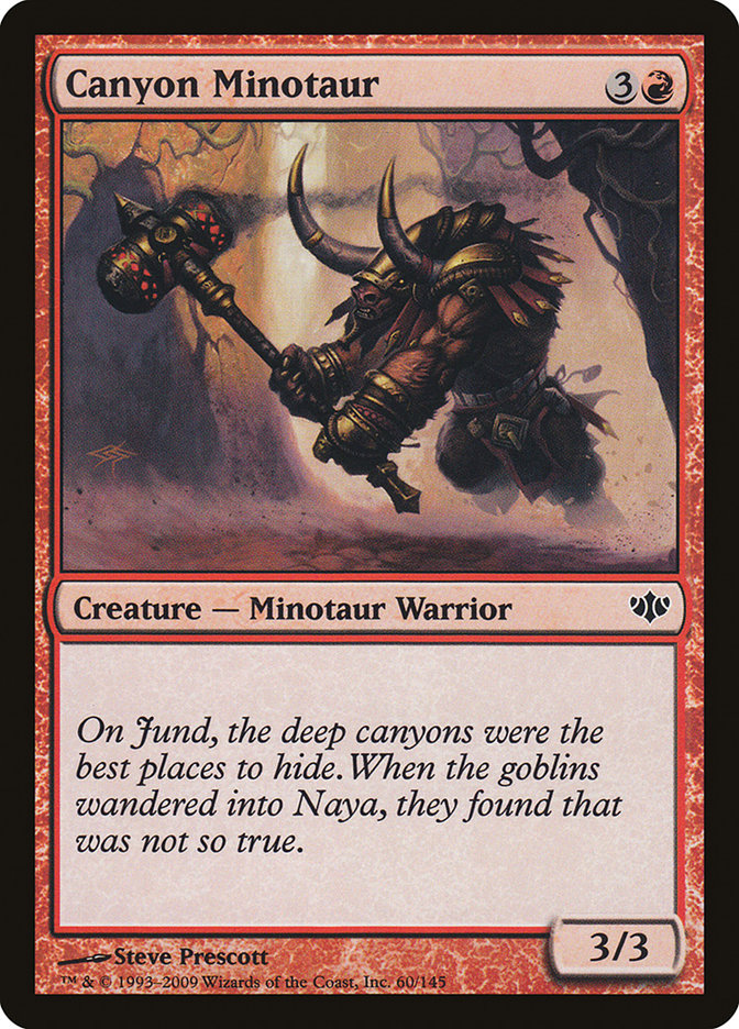 Canyon Minotaur [Conflux] | Webway Games